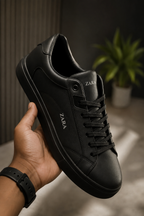 Rare Zara shoes featuring stylish design, black leather material, pointed toe, and sleek silhouette for fashionable wear.