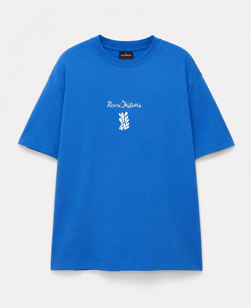 Rare royal blue Henri Matisse graphic T-shirt featuring a vibrant art print on soft cotton fabric.