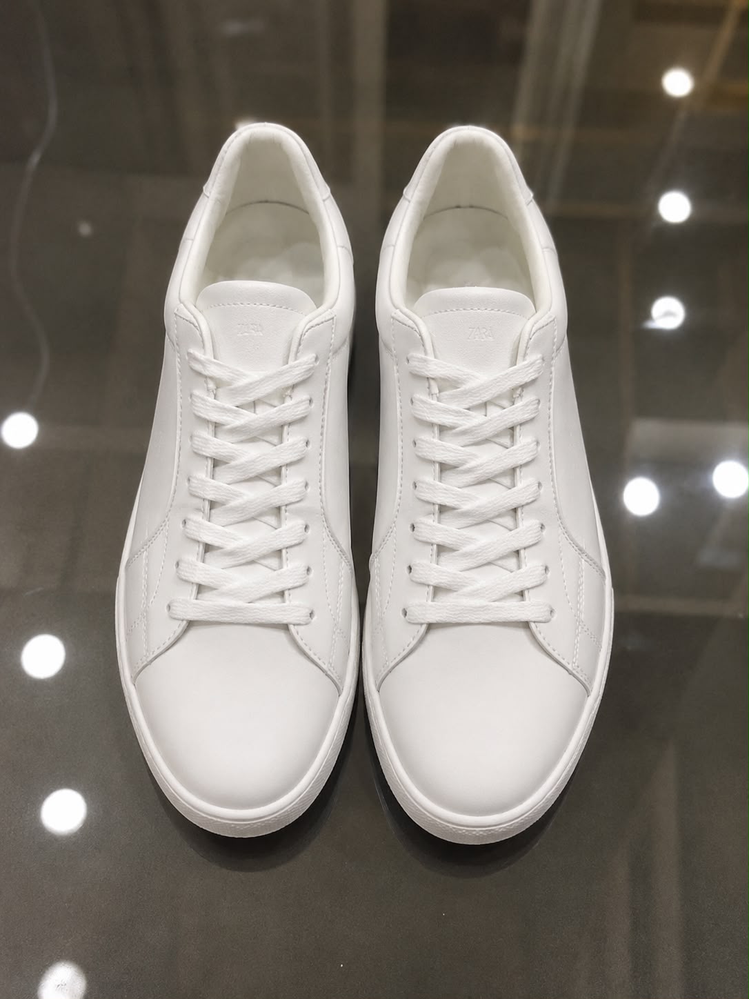 Rare Zara shoes in black leather with sleek design, featuring pointed toes and stylish ankle straps.