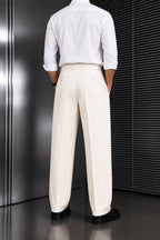 Rare old money classic pants, tailored fit with a refined design, shown in a well-lit image highlighting the fabric and details.
