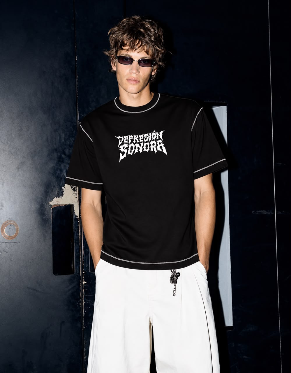 Rare brand short sleeve T-shirt in soft fabric, displayed flat with a classic crew neckline and clean design.